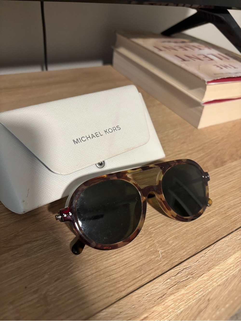 Michael Kors Tortoiseshell Round Sunglasses